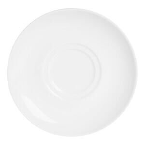 Varick Classic Cafe Steelite International 6 1/4" Double Well Saucer Set/10